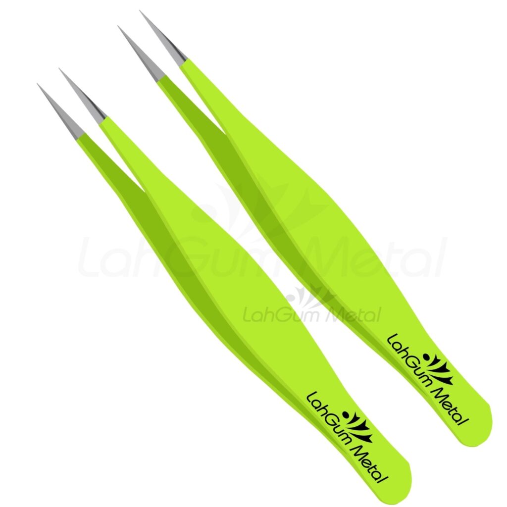 Best Ingrown Hair Tweezers kit Pointed Needle Tool for Chin, Splinter