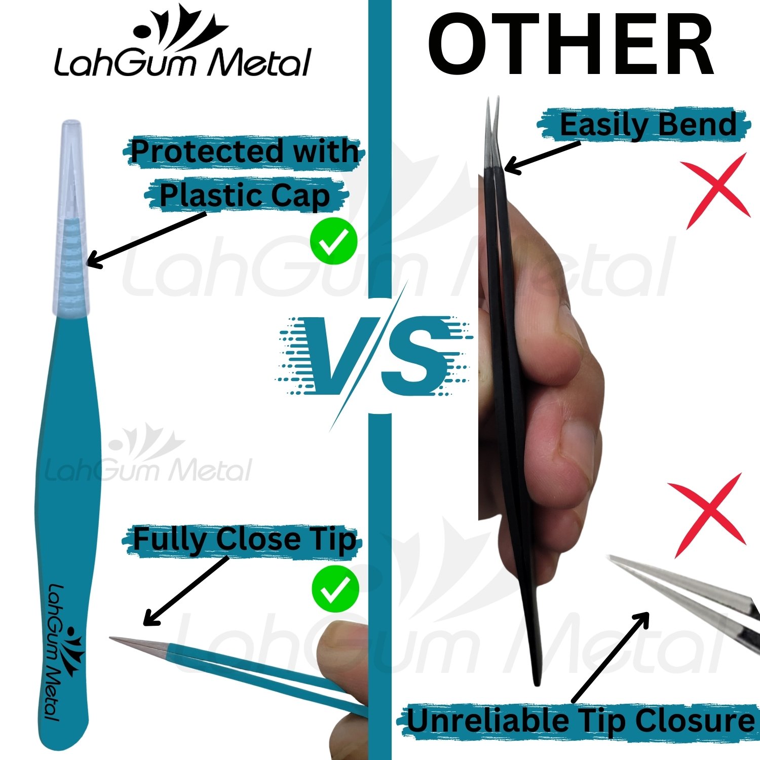 Best Pointed Tweezers for Women Facial Hair, Chin, Eyebrows Splinter - Image 3