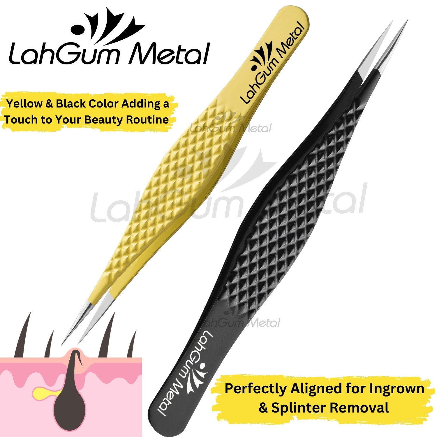 Surgical Tweezers Precision Medical Grade for Ingrown Hair Splinter - Image 4