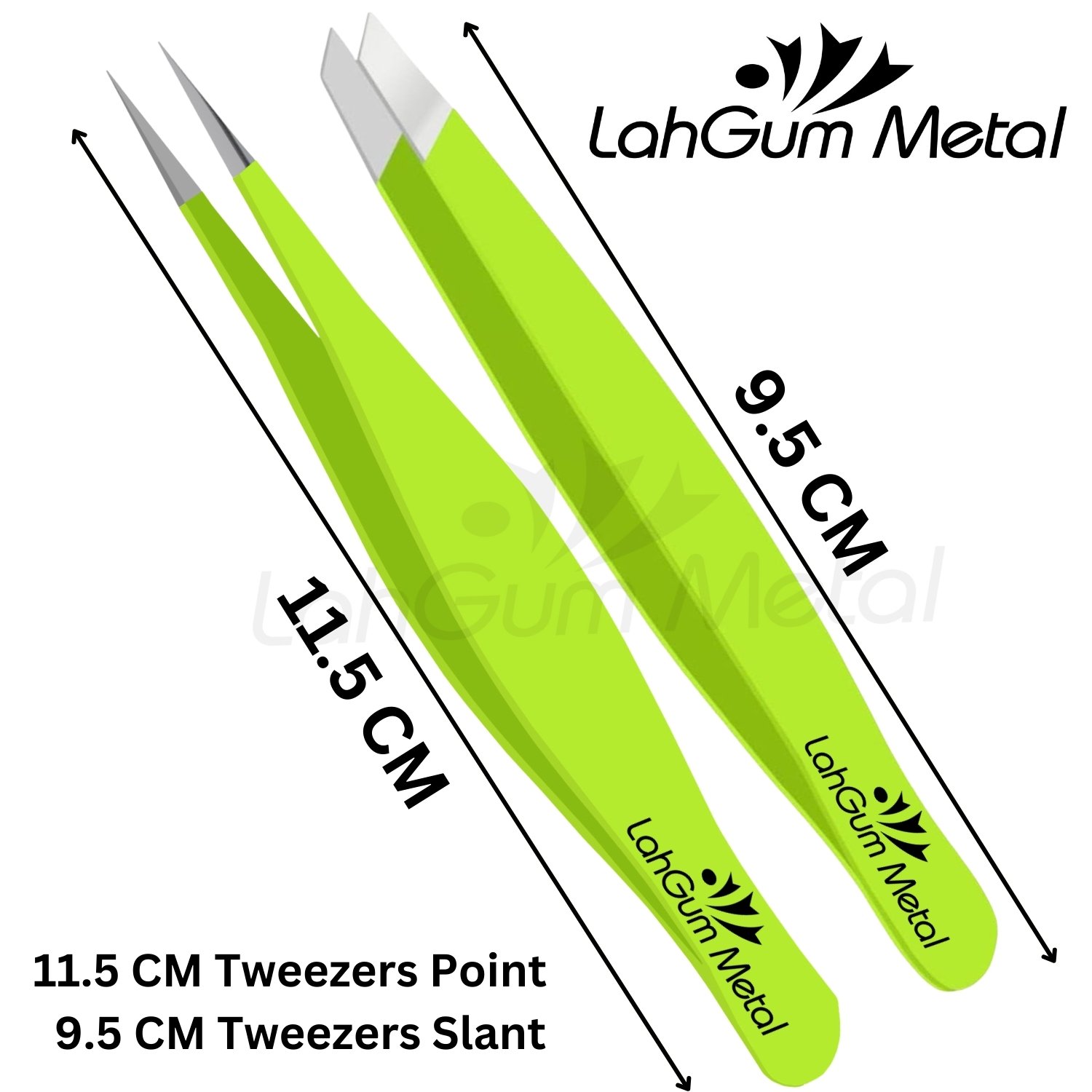 Fine Eyebrow Tweezers Slant Tip for Eyebrow, Chin Hair Splinter ,Ingrown - Image 2