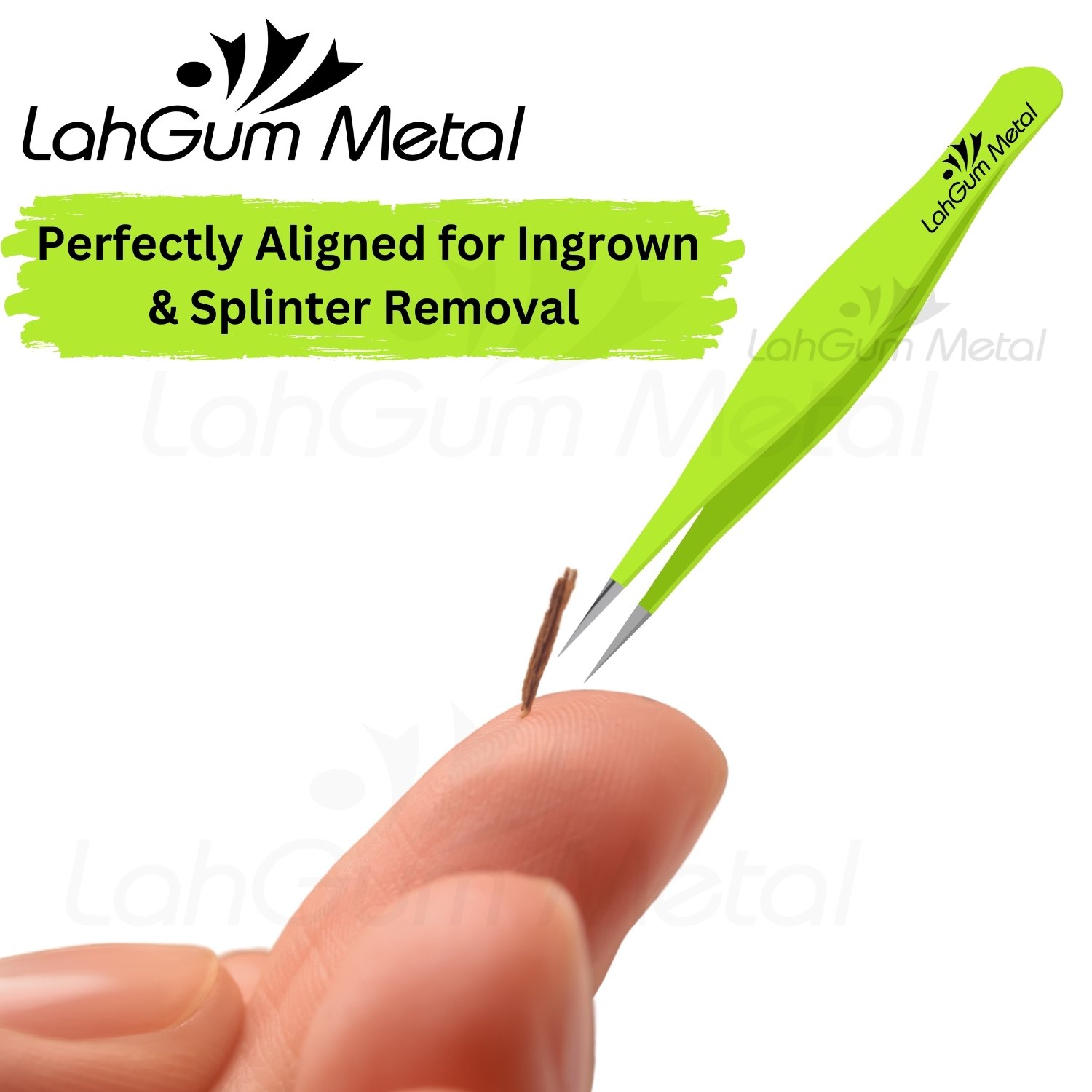 Best Needle Nose Tweezers Ingrown Hairs for Fine Facial, Chin, Splinter - Image 6